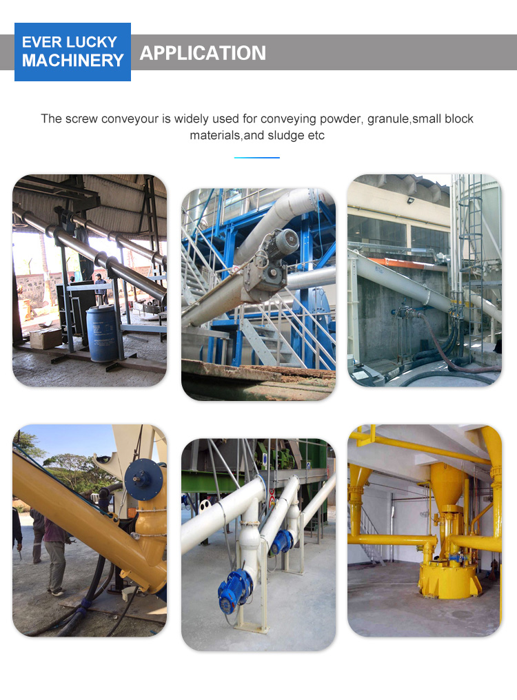 Flexible Spiral Vertical Screw Conveyor Machine