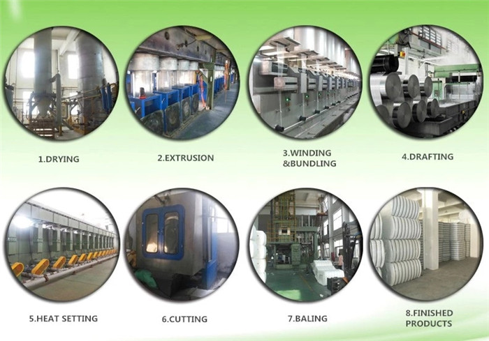 10D 76MM Solid PSF Polyester Staple Fiber Virgin for Yarn