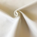 Tessuto in poliestere spazzolato velluto bianco indemagliabile per tappezzeria
