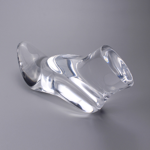 Maniquí de pie de acrílico de cristal transparente hecho a medida