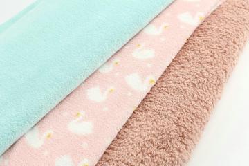 SOFT CORAL FLEECE FABRIC