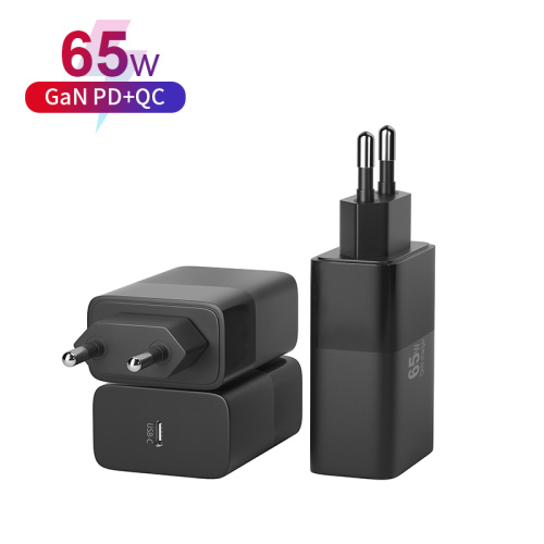 Κορυφαία πώληση 65W Gan Wall Fast Gan Charger