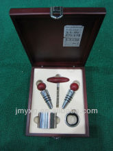 Hot selling wooden box wine opener set for bar,wine set