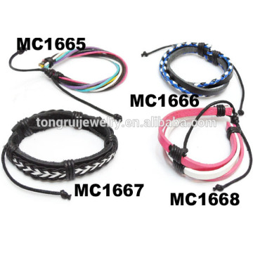 wholesale leather cord wrap bracelet