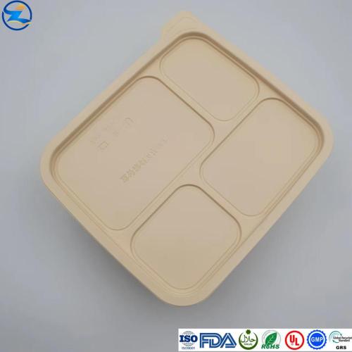 Warna asli Thermoforming PLA Food Container