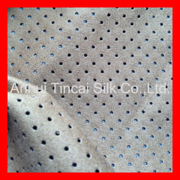 Micro Suede Fabric with Holes for Car Seat