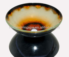 2013Pure manual chromatic colored bathroom glass basin