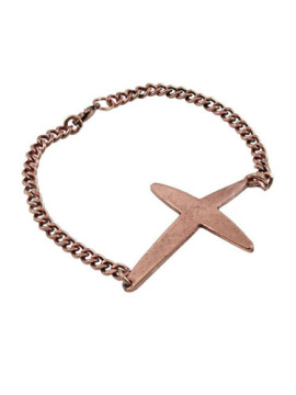 New product sideways cross bracelet wholesale