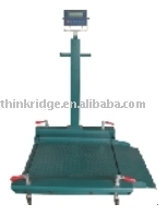 portable low profile floor scale