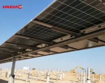 Ground Flat Single Axis Solar Tracker System