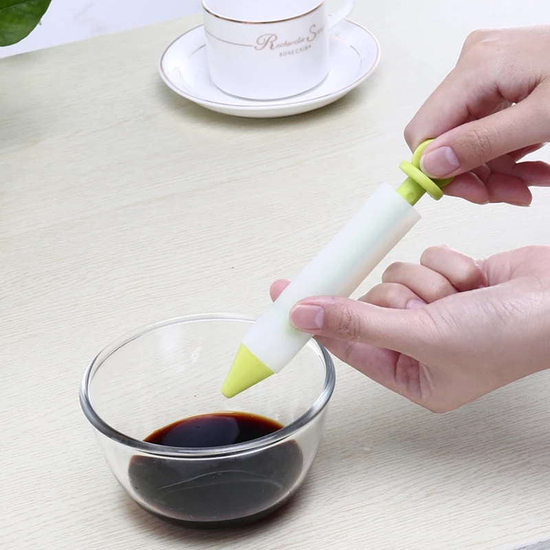 Silicone Food Writing Pen Cake Cookie Cream Pastry Chocolate Decorating Pen DIY Personalized Cake
