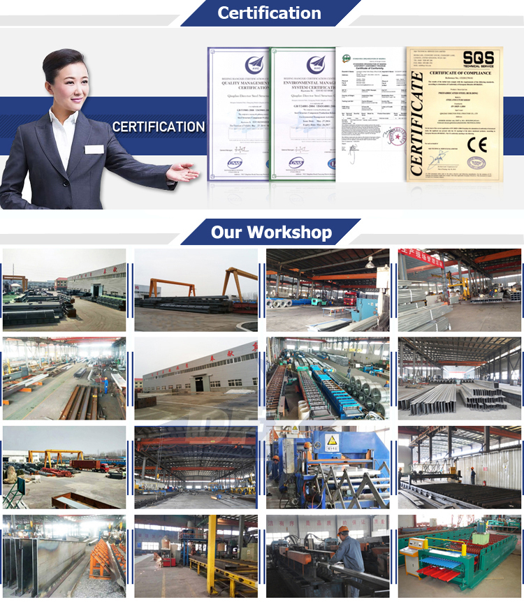 China Modern Design Metal Building Materials Multi-use Construction Steel Structure Plant Workshop