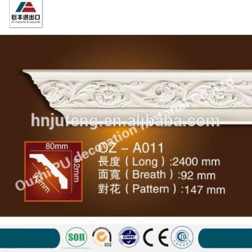 decorative pillar moulding in PU material