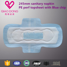 245mm day use female hygiene sanitary napkin