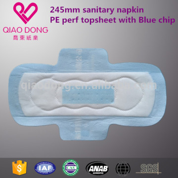 245mm day use female hygiene sanitary napkin