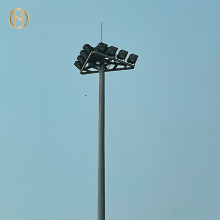 Galvanis panas 50m kutub lampu masa dhuwur