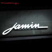 custom store sign LED 3D digital pattern letters