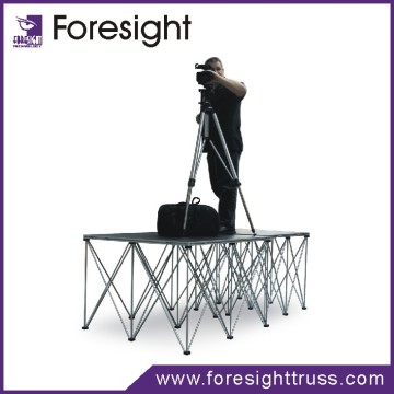Hot Sale Iron Stage Folding Aluminum Portable Stage Deck Single Tube Stage