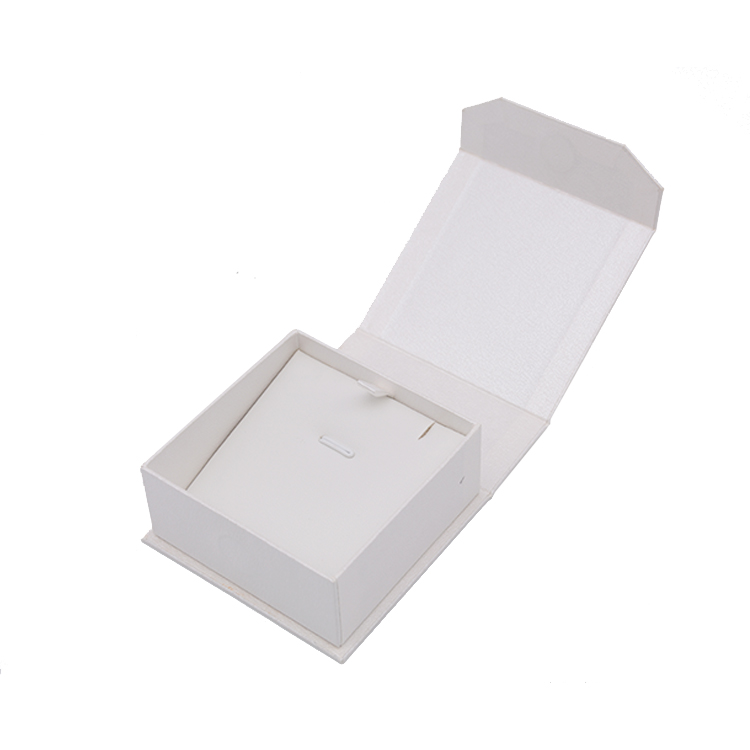 Factory jewelry Packing storage box White elegant jewelry box ring earring pendant box