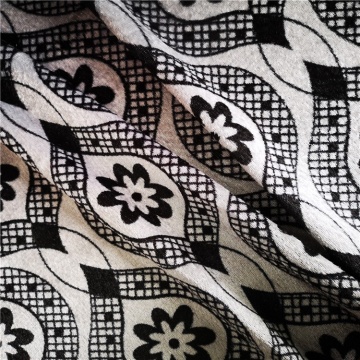 Polyester Printed Velvet Upholstery Curtain Fabric