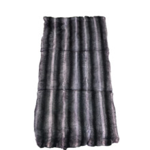 China factory wholesale 5 star glade Rex rabbit skin plate grey chinchilla