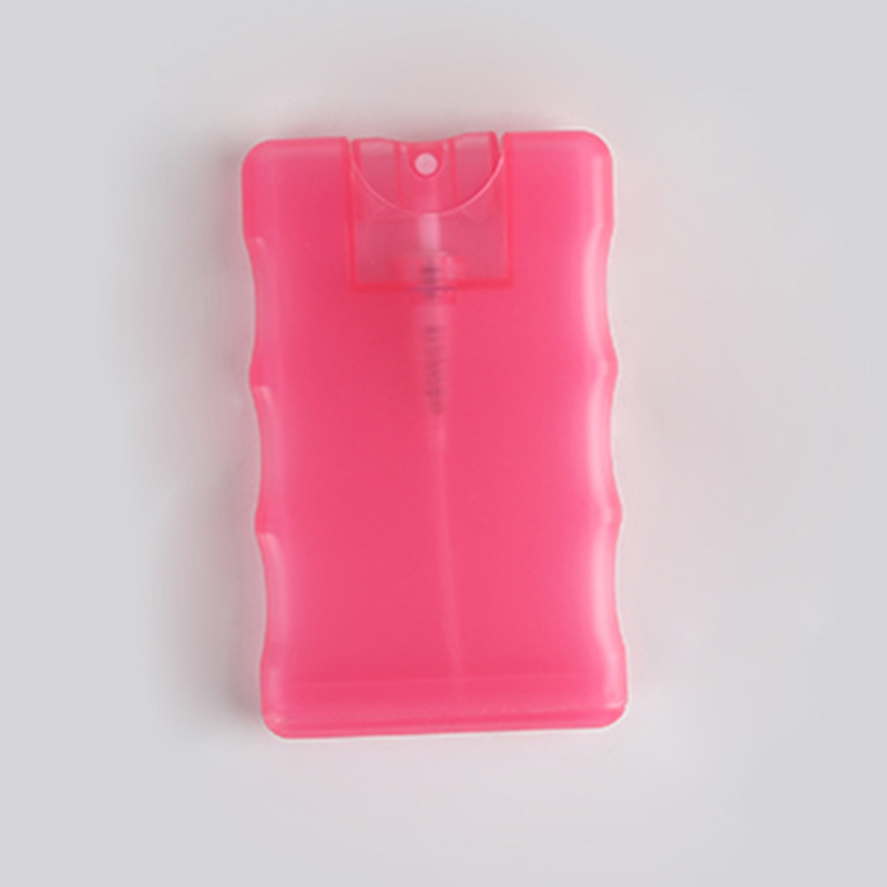 Portable plastic pocket perfume bottle smooth card perfume 20ml