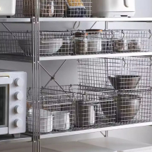 Stainless Steel Instrument Wire Mesh Trays for Camping & Hiking for Sterilization Use