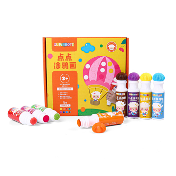 Non-Toxic Kids Craft Paint Markers & Dabbers Set