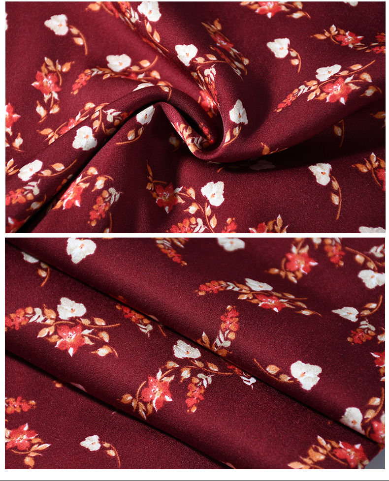 Elastic wire printed flannel fabric