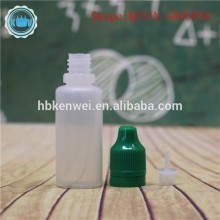 20ml pe dropper bottle printing lables with tamper proof cap for e liquid