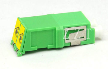 Reduced Flange Individual Shutter Adapter / Lc Fiber Optic Adapter