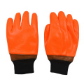 Φθορισμού PVC βουτηγμένα γάντια κρύο και ελαιοτριβείο resisitant