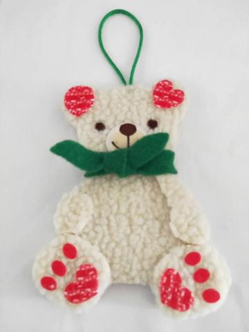 Cute Plush Bear Pendant