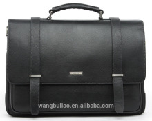 Genuine leather briefcase men's side attach case business men's office briefcase handbag