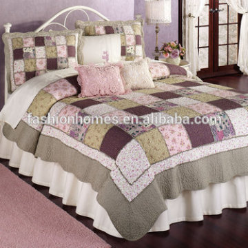 Bed sheet patchwork quilt/patchwork quilt bedding set