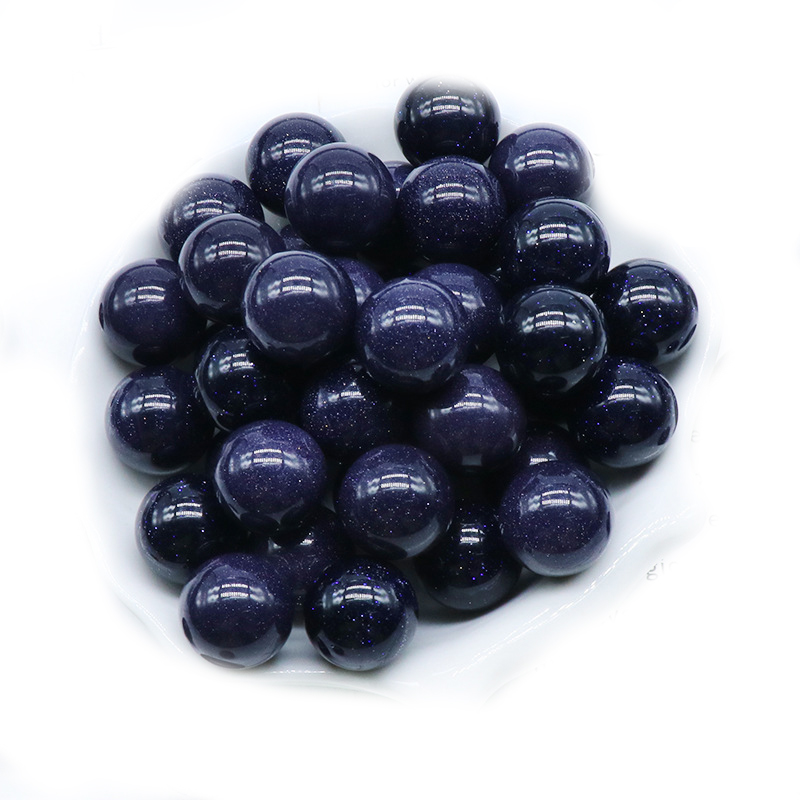 16 mm Blue Sandstone Chakra Balls Meditation Home Decoration