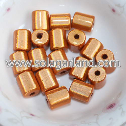 8 * 10 MM Akrylowy Cylinder Miracle Beads 3D Illusion Bead Charms