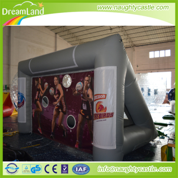 2016 popular inflatable football goal,sports game goal,inflatable volleyball goal