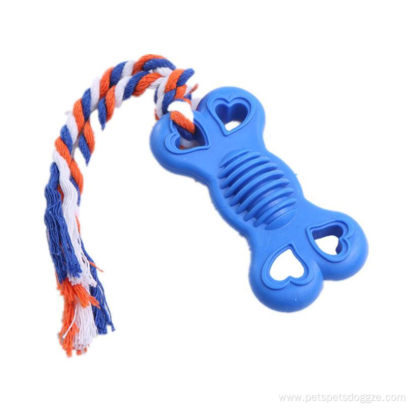 Dog chew toy with cotton rope pet products