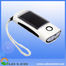 portable emergency solar flashlight with FM radio