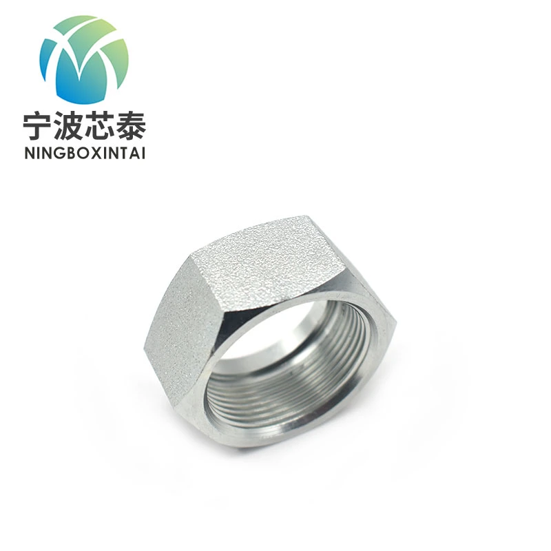 316 Stainless Steel Ferrule Joint Hexagon Nut Silver Plated Snap Ring Single Ferrule Fitting