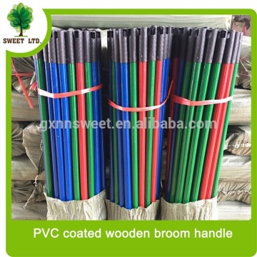 Factory price wood shovel handle with PVC coated wood stick