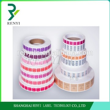 colorful printable paper roll blank sticker