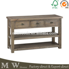 recycled wood rustic console table, living room sofa table console table, recycled console table