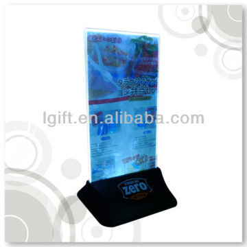 LED Menu Holder for Promotion Item