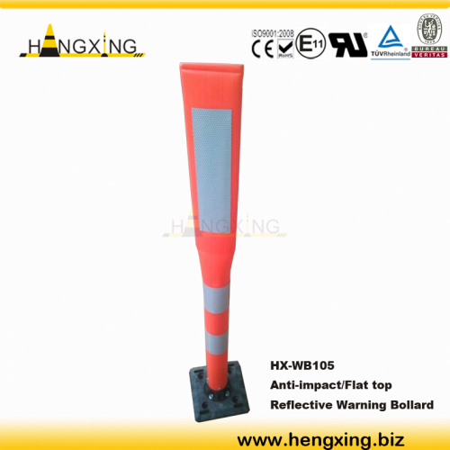 WB105 white Plastic spring bollard