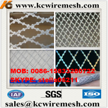 Factory!!!!! KangChen Hot dipped galvanized flat double edge razor wire for razor wire mesh fencing price