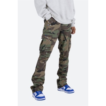 Wholesale Custom Bootcut Cargo Pants Men's Trousers