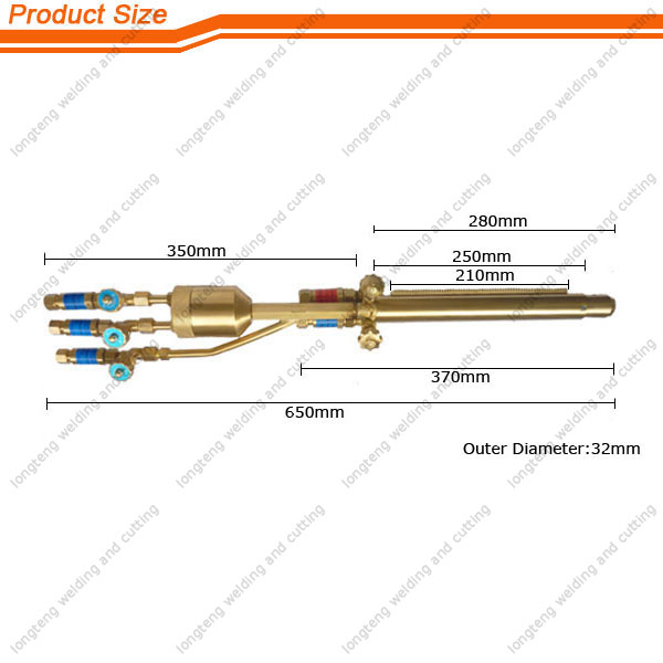 Cutting Torche with Zinc Powder Spraying and Gas Flashback Arrestor