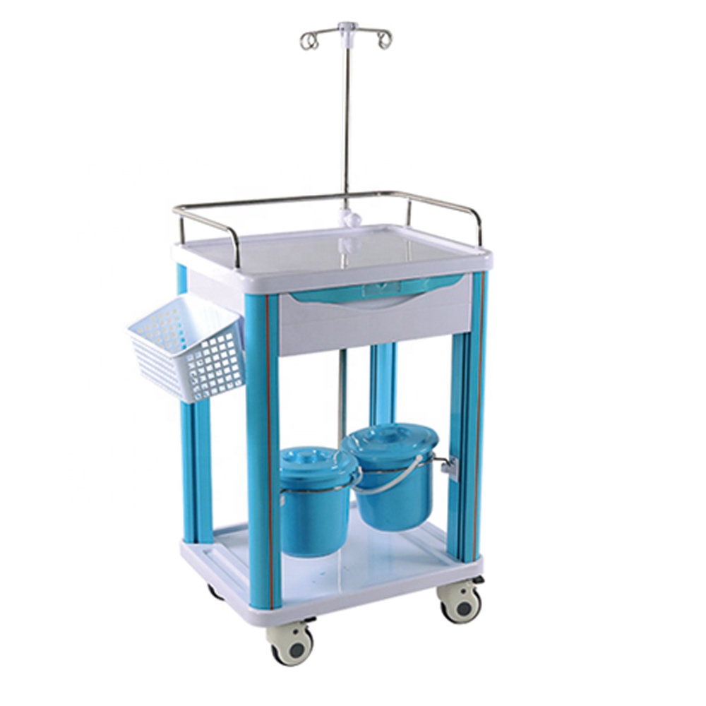 ABS clinic hospital therapy trolley medical workstation trolley equipment trolley